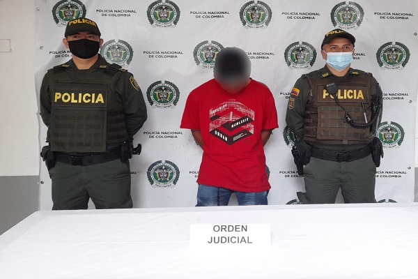 Mediante solicitud de antecedentes fue capturado en Santuario 