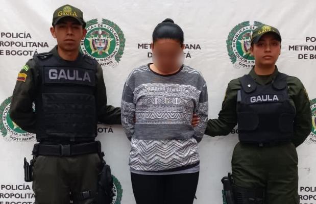 Capturada mujer delito de extorsión 