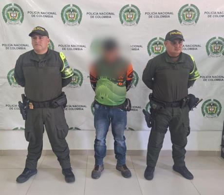 Capturado en el sector Alcaraván