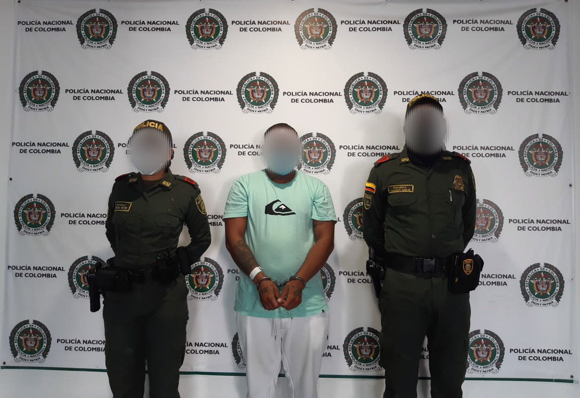 Capturado en flagrancia hombre de 30 años de edad  por el delito de violencia intrafamiliar