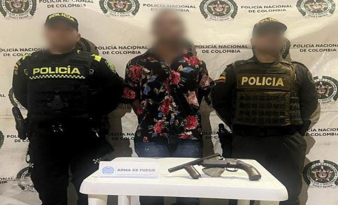 Capturados con armas ilegales, uno de ellos tiene antecedentes por homicidio 