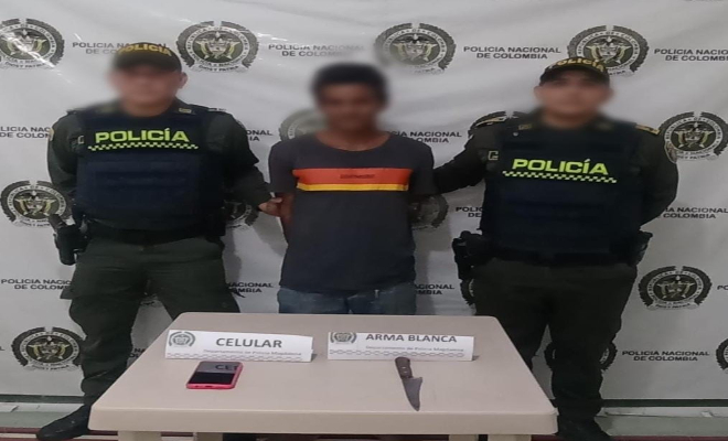 Sujeto que habría hurtado un bolso y un celular a una mujer, fue capturado en Fundación, magdalena