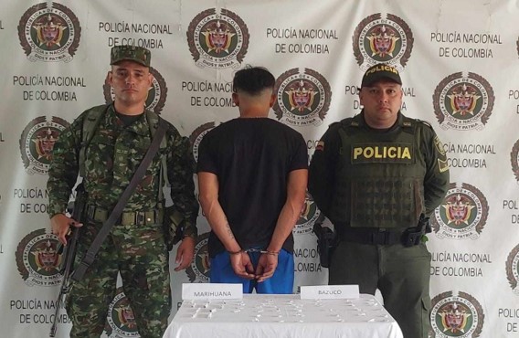 Capturado en Girardot alias “El Veneco”, integrante de organizaciones criminales de Bogotá que se dedican al microtráfico