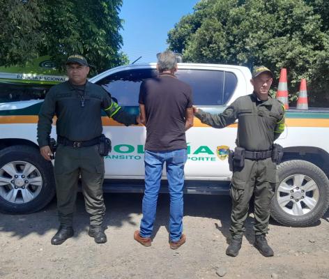 Capturado en la vía que de Villavicencio conduce a Barranca de Upía
