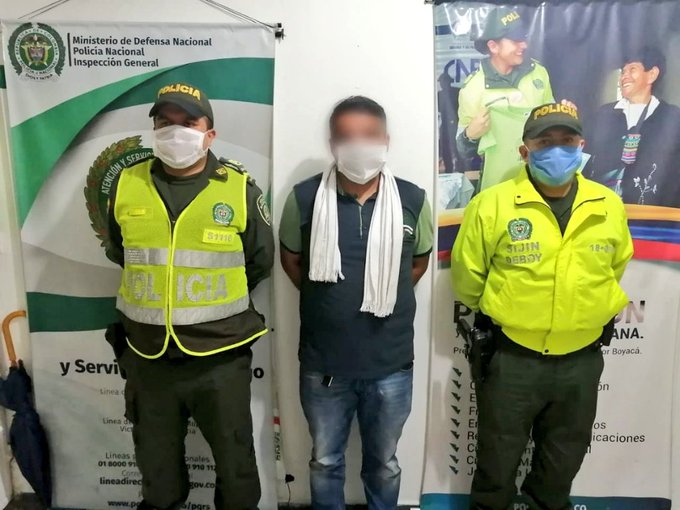 Capturado en Muzo Boyacá