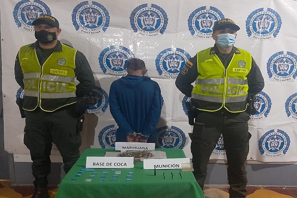 Capturado por tráfico de estupefacientes 