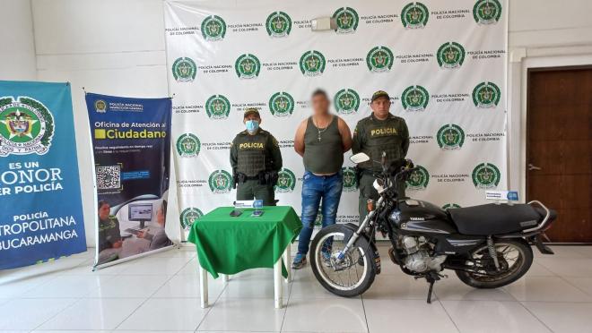 Capturamos a un hombre de nacionalidad extranjera por el delito de hurto