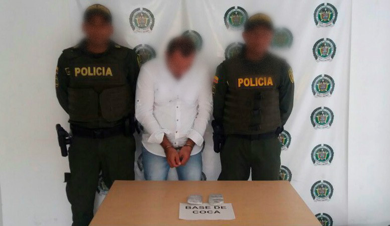 capturado-porte-trafico-estupefaciente-aracataca-base de coca-cuadrante-MNVCC-magdalena