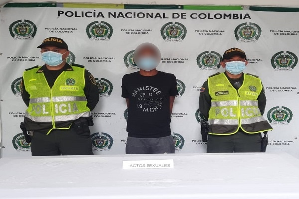 Capturado por actos sexuales con menor de 15 años 