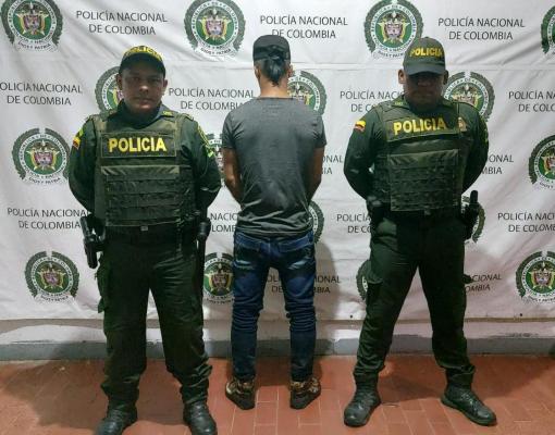 Capturado por agresión 