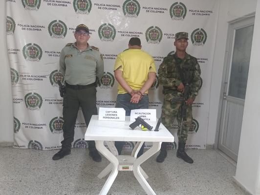 Capturado por violencia intrafamiliar