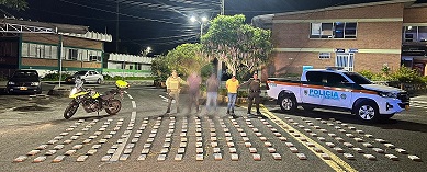 Incautación de 200 kilos de clorhidrato de cocaína