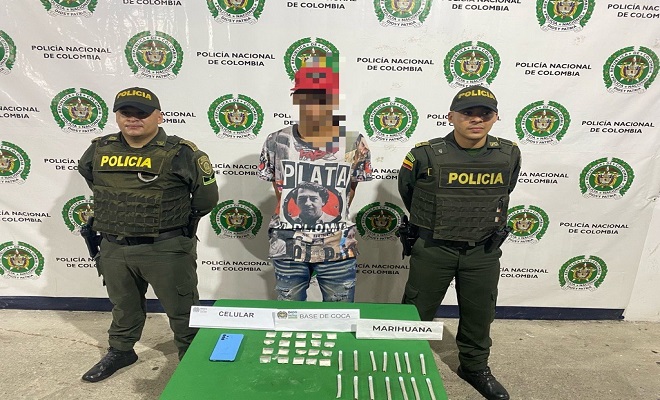 Capturado por comercializar estupefacientes