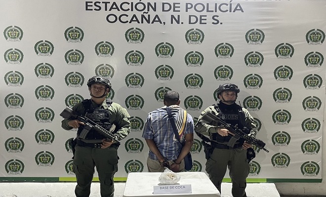 Capturado por estupefacientes en Ocaña