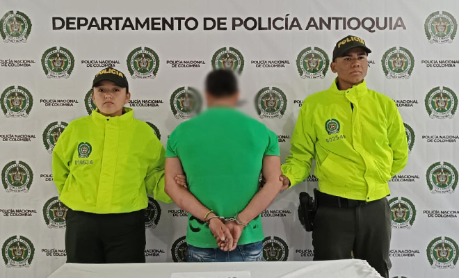 Capturado el 'Mono' presunto homicida en Carmen de Viboral