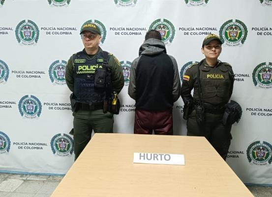 En el barrio Panorama fue capturado en flagrancia