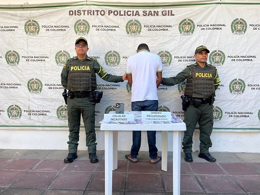 Capturado por hurto en San Gil
