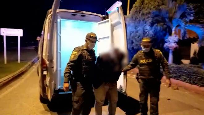 una persona capturada-elementos incautados