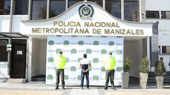 En instalaciones policiales de la sijin es capturado un hombre mientras solicitaba antecedentes
