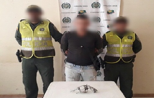 capturado-porte ilegal-arma de fuego-remolino-cuadrante-MNVCC-magdalena