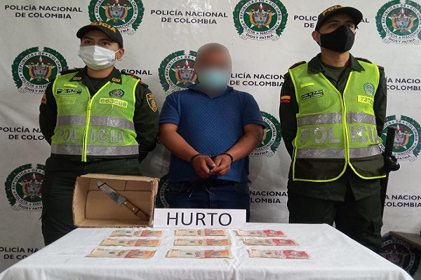 Capturado había hurtado dos casa de apuestas 