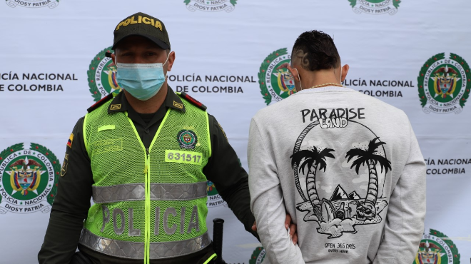 Una persona capturada