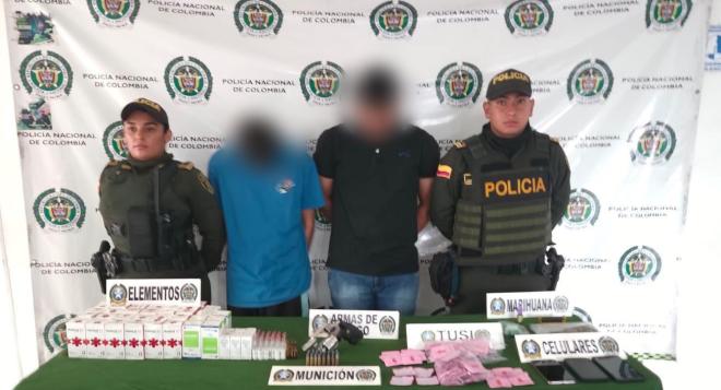 capturados con medicamentos  e incautación de estupefacientes