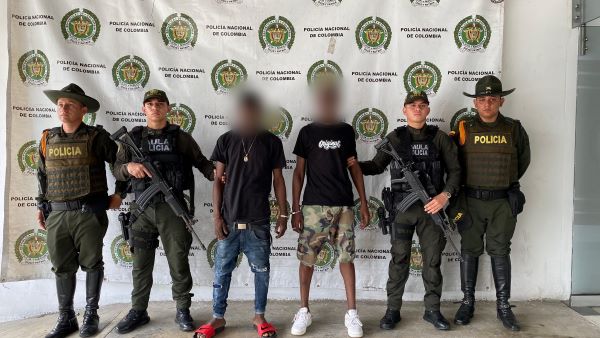 capturados por extorsión.