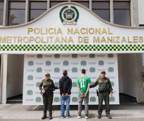 Dos capturados en flagrancia por hurto