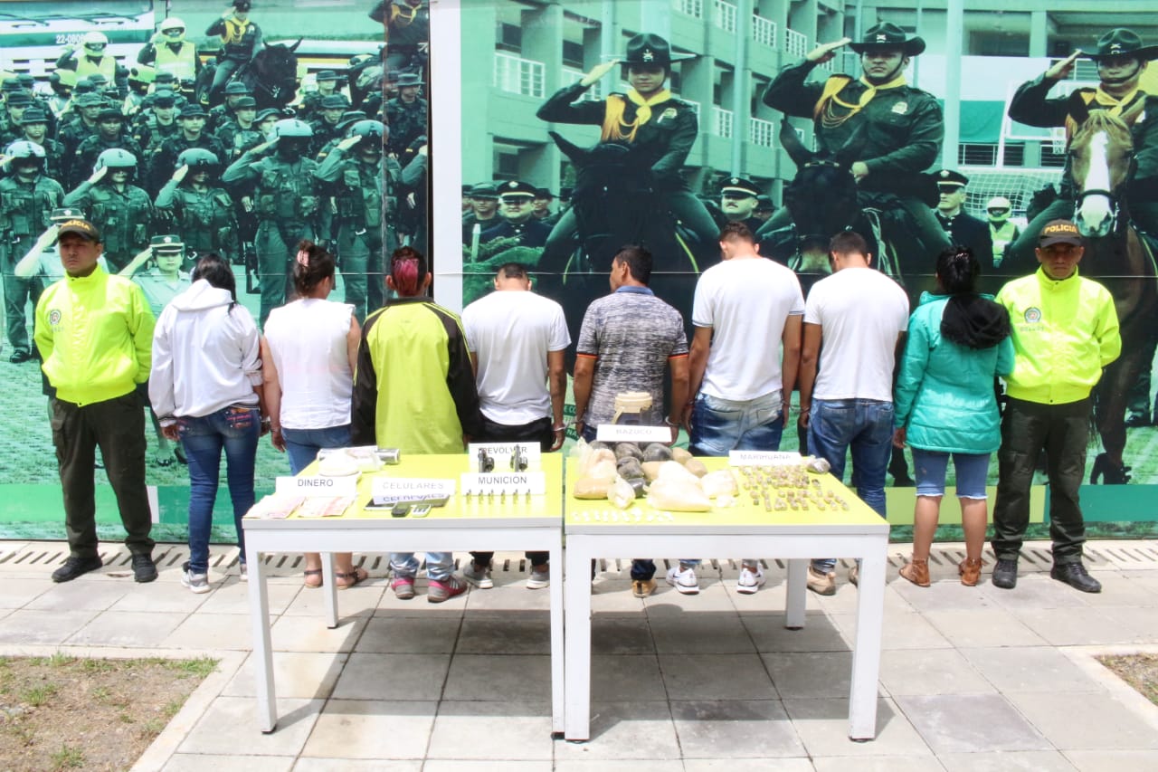 Personas que conformaban la banda delincuencial