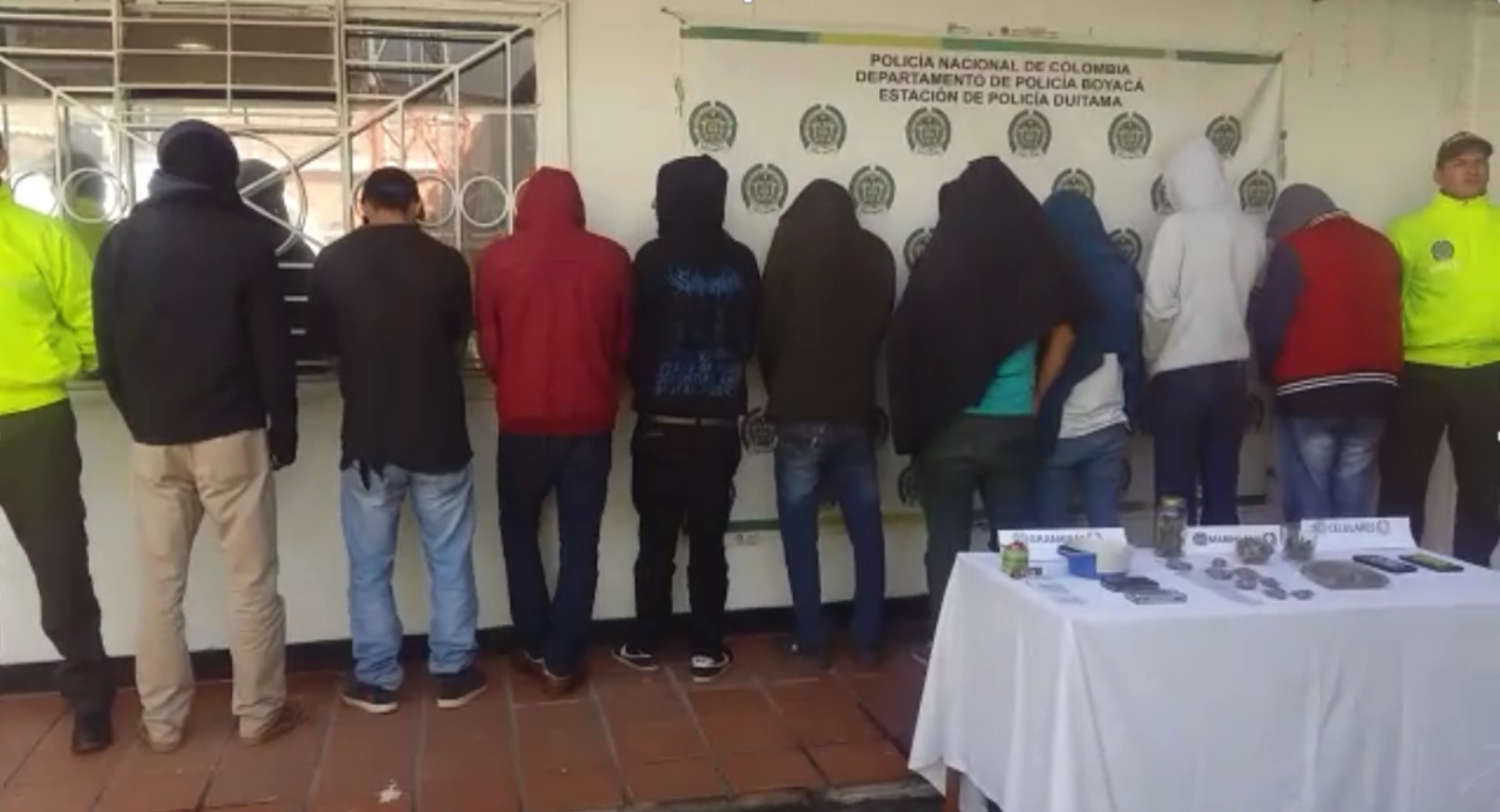 capturados los capuchos en Duitama