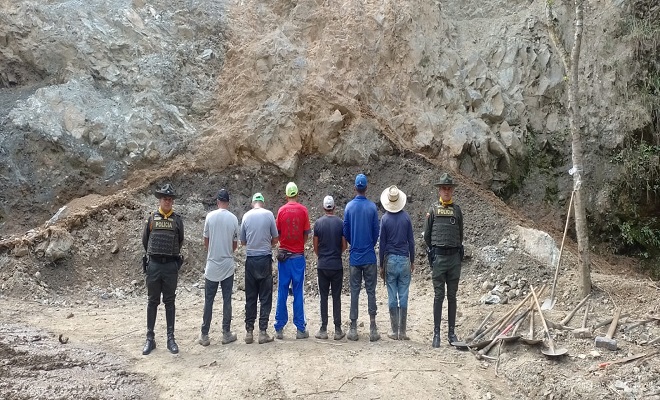 Estas personas fueron dejadas a disposición de autoridad competente