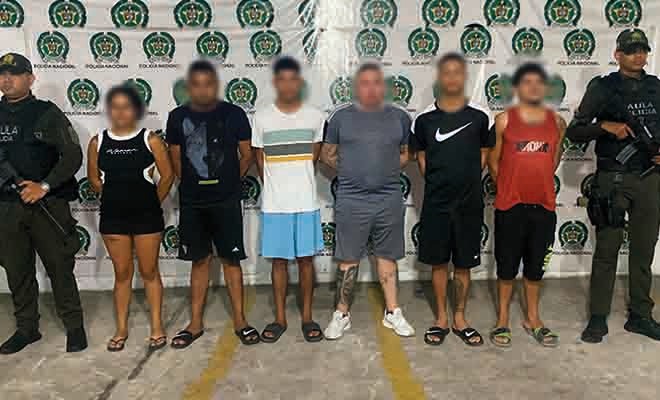 Entre los capturados suman un total de 42 anotaciones judiciales por diferentes delitos