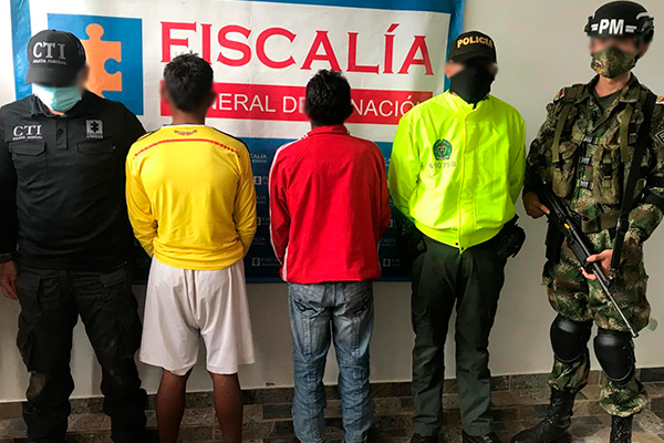 Dos personas capturadas por Homicidio