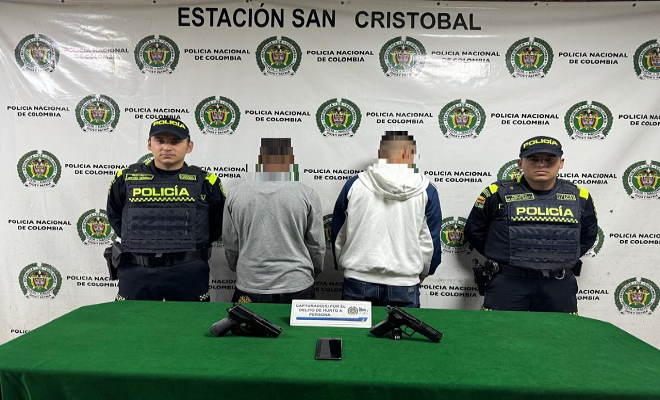 La Policía en Bogotá frustró hurto en un bus del SITP