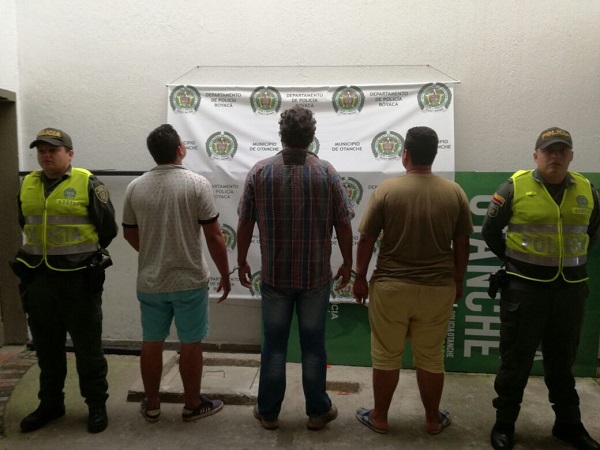 Capturados por hurto en Otanche