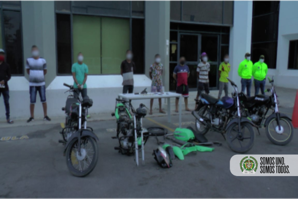 Duro golpe a la delincuencia organizada en el distrito de Riohacha