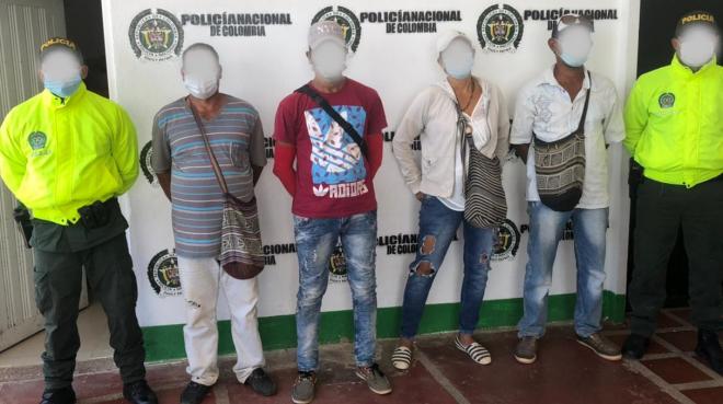 capturados en San Marcos 