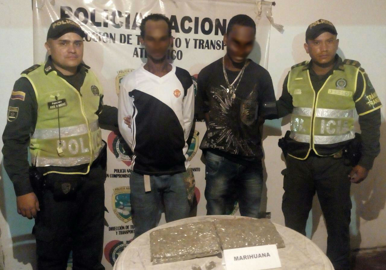 Capturados por Tráfico, fabricación o porte de estupefacientes.