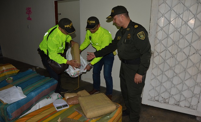 Incautación de marihuana 