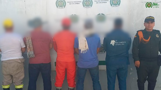 Capturados por minería ilegal