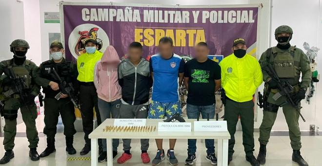 Tras las rejas presuntos autores del atentado terrorista del pasado 09 de septiembre contra nuestros uniformados