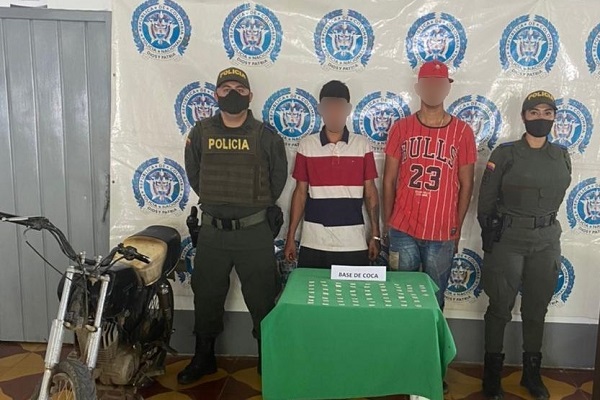 Dos capturados con estupefacientes 