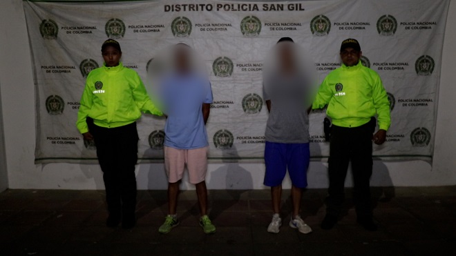 Resultados operativos contra la delincuencia en San Gil