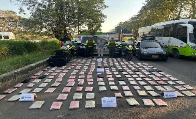  125 mil dosis de estupefacientes incautados