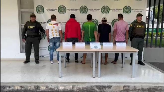 Capturamos cinco personas por requerimiento judicial