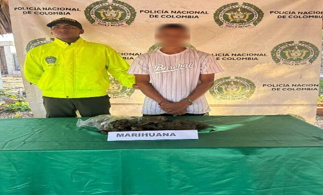  Capturado por el delito de fabricación, tráfico y porte de estupefacientes