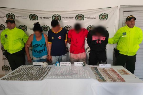 Cuatro Capturados en Bosconia