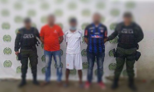 capturados-extorsion-GAULA-zona bananera-magdalena