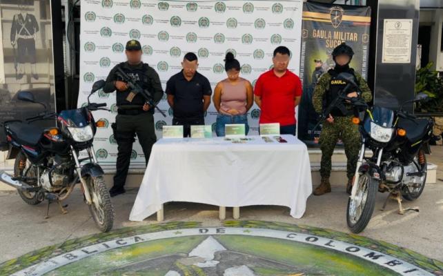 Capturados ser&iacute;an responsables de exigir dinero a comerciantes y contratistas.